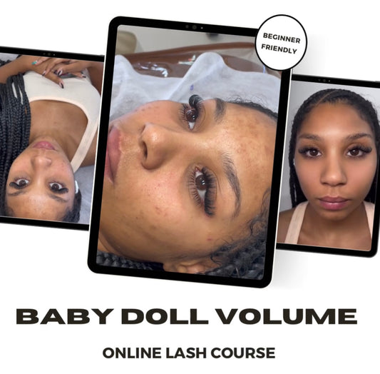Baby Doll Volume 1 Day Virtual Lash Course With T A V | Lash Kit Included